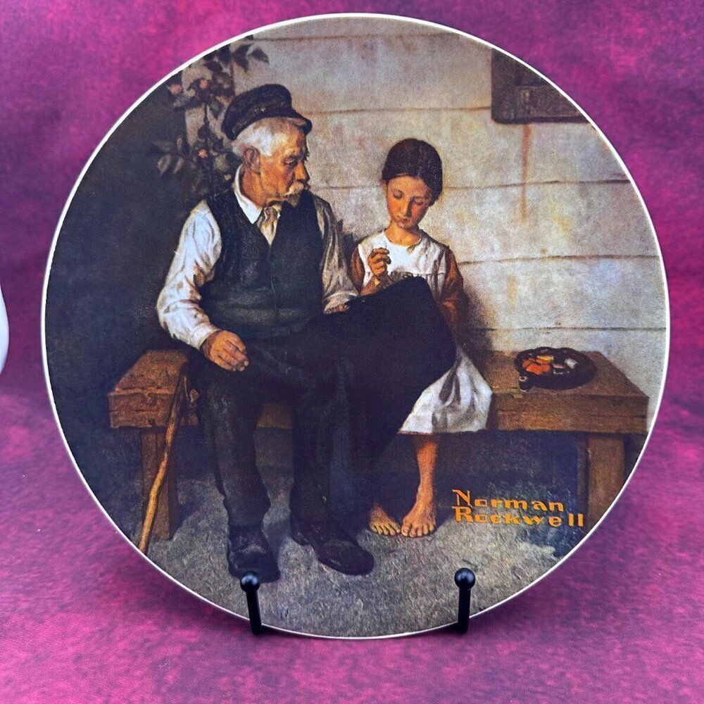 Norman Rockwell Collector Plate 'The Lighthouse Keepers Daughter' Limited Series